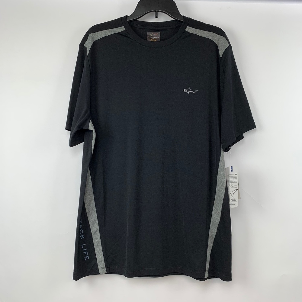 Greg Norman Men's Short Sleeve Performance Tee - Picture 2 of 7
